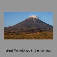 silent Momotombo in the morning